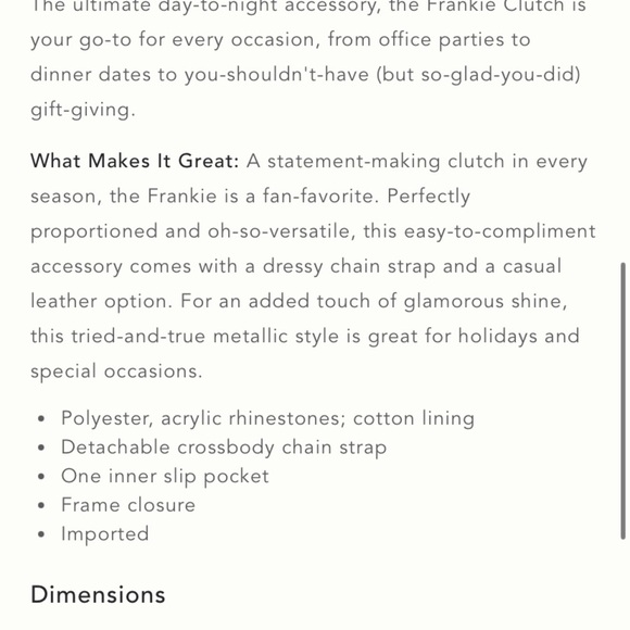 Anthropologie Maeve Frank’s clutch purse new green 2 straps - Picture 5 of 10